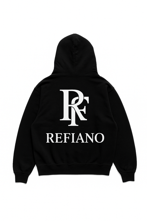 REFIANO Noir Élégance Hoodie